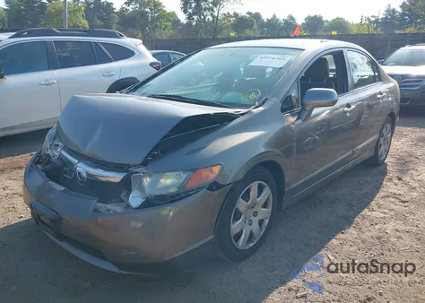 2008 Honda Civic Lx z USA, uszkodzony, nr VIN 2HGFA16588H316111